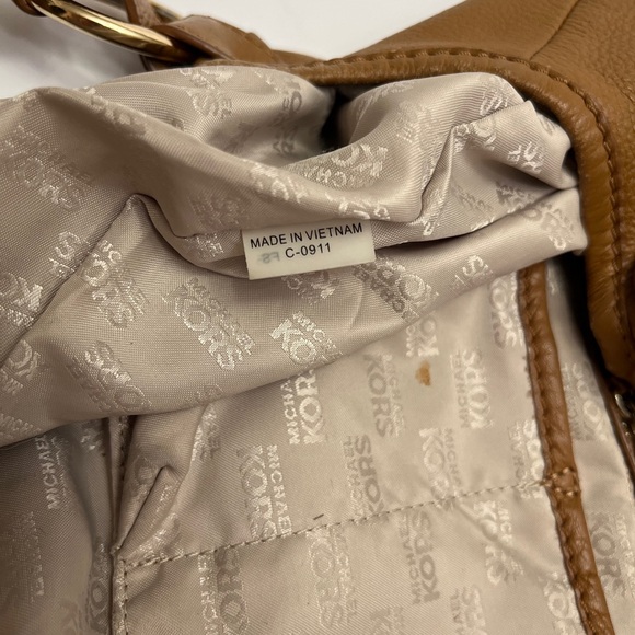 Michael Kors Leather Shoulder Handbag - Picture 10 of 11